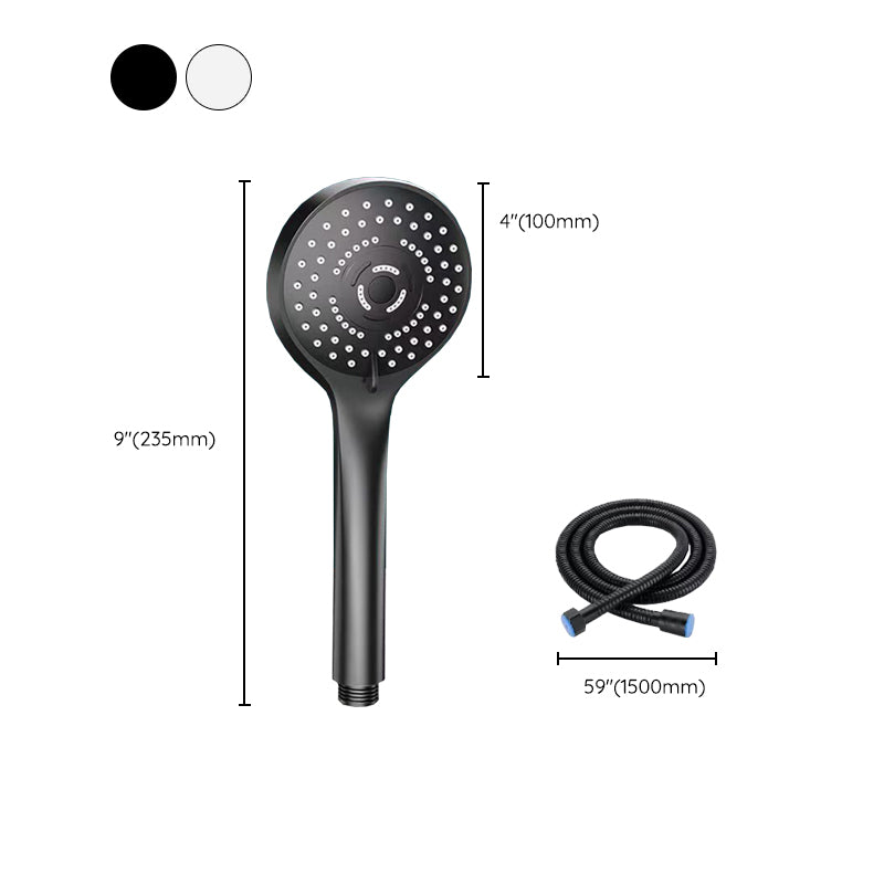Plastic Handheld Shower Head Bathroom Shower Head with Adjustable Water Flow