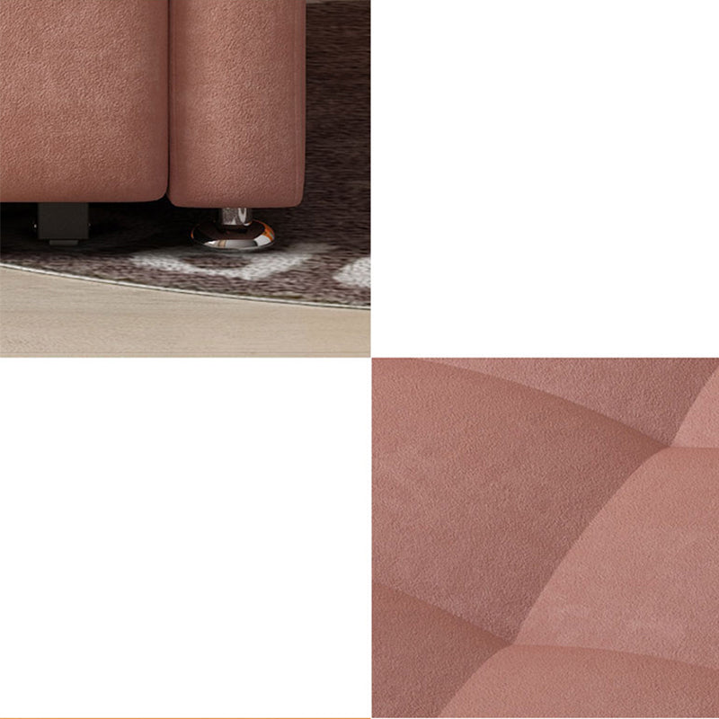 Velvet Daybed with Upholstered Contemporary Convertible Metal Bed