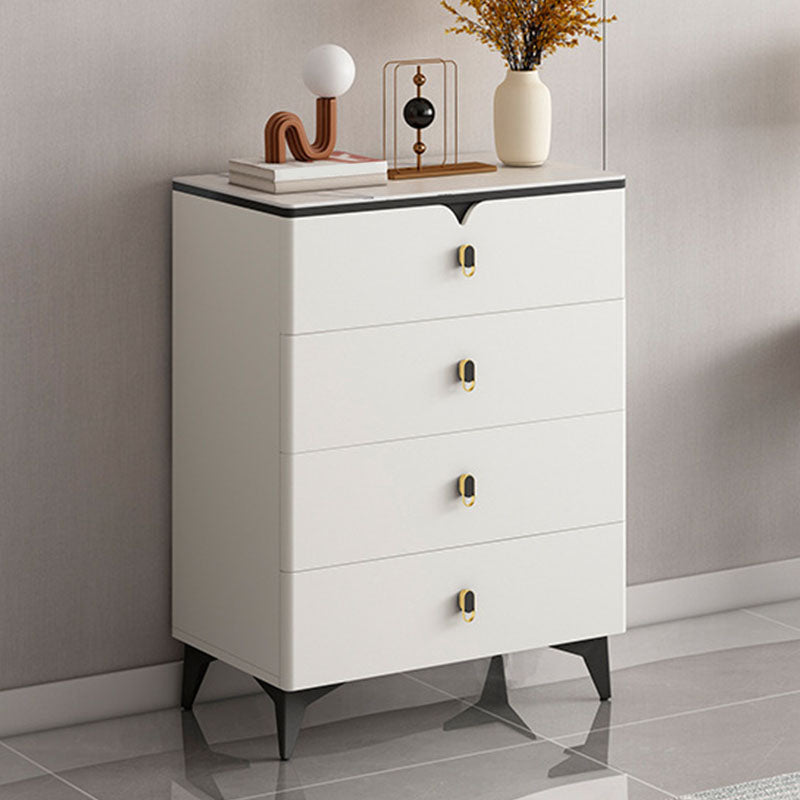 Stone Contemporary Storage Chest Bedroom Chest with Black Legs