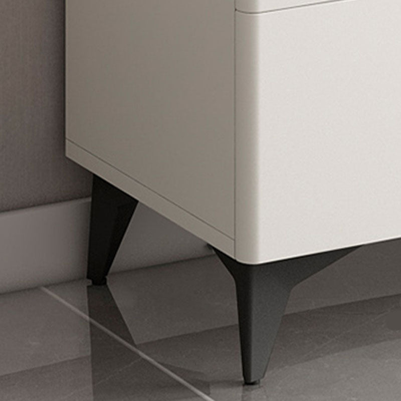 Stone Contemporary Storage Chest Bedroom Chest with Black Legs