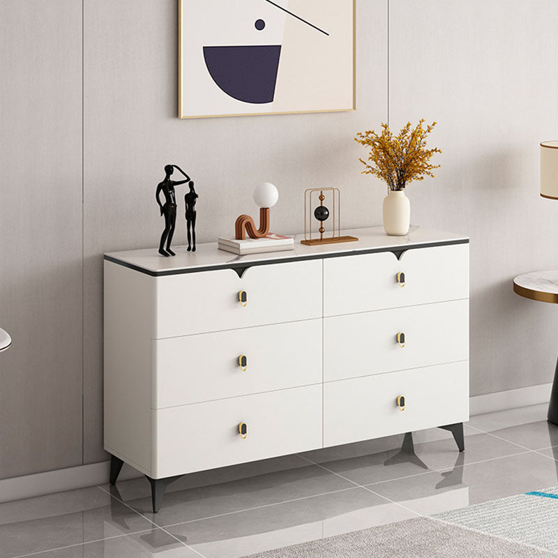 Stone Contemporary Storage Chest Bedroom Chest with Black Legs