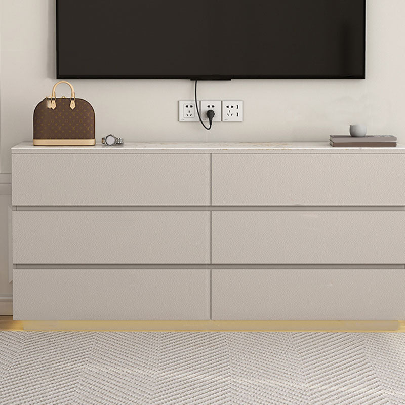 13.65-inch Width Contemporary Storage Chest Dresser Stone Dresser