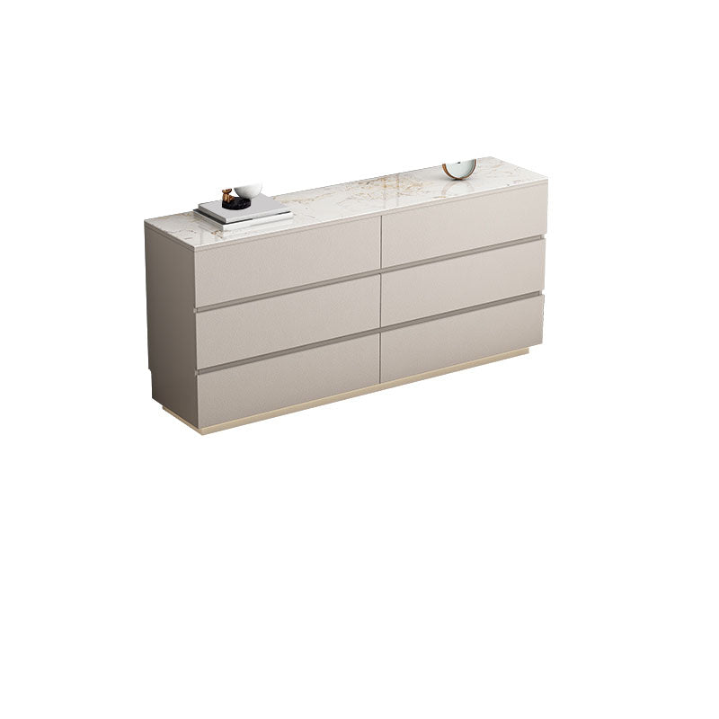 13.65-inch Width Contemporary Storage Chest Dresser Stone Dresser