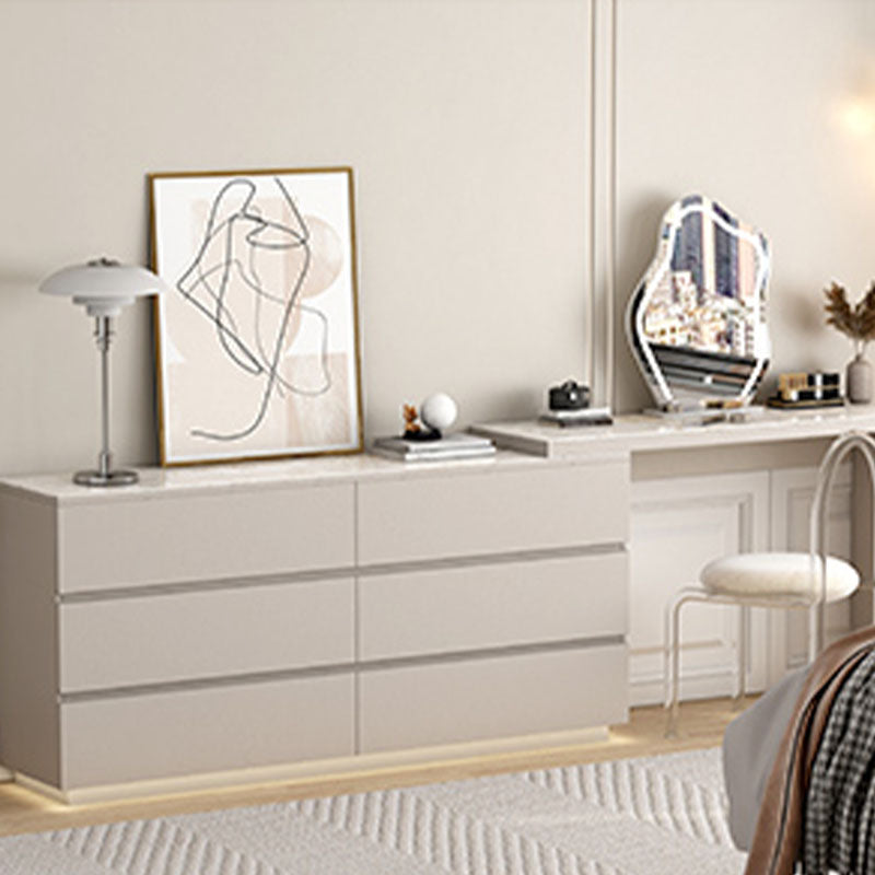 13.65-inch Width Contemporary Storage Chest Dresser Stone Dresser