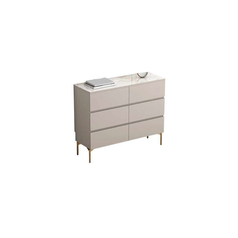 13.65-inch Width Contemporary Storage Chest Dresser Stone Dresser