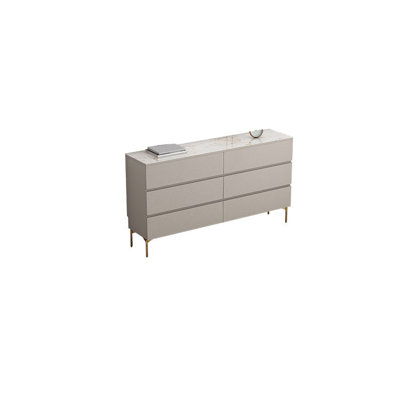 13.65-inch Width Contemporary Storage Chest Dresser Stone Dresser