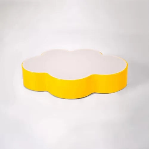 Bonbonfarbene Cloud Flush Deckenleuchte Cartoon Acryl Deckenlampe für Kinderzimmer