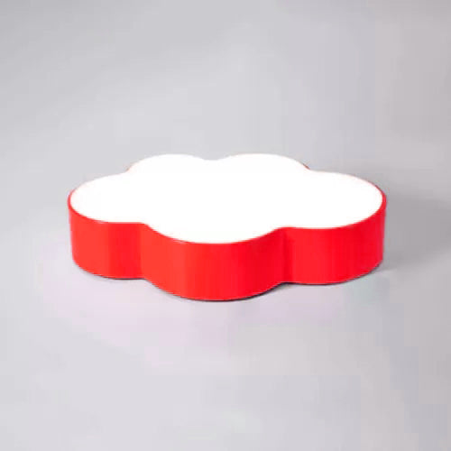 Bonbonfarbene Cloud Flush Deckenleuchte Cartoon Acryl Deckenlampe für Kinderzimmer
