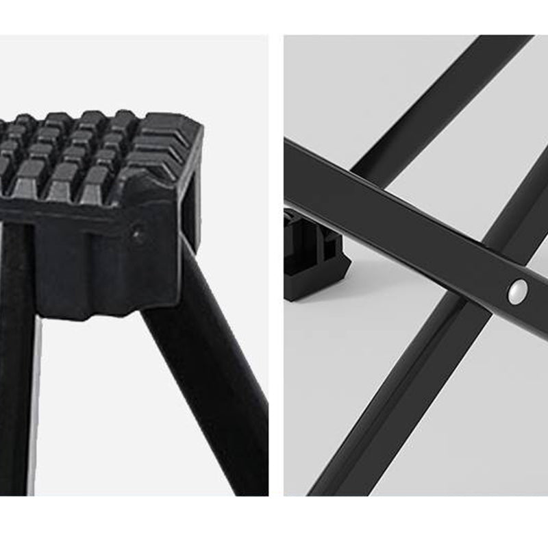 Industrial Style Patio Table Outdoor Rectangular Metal Camping Table