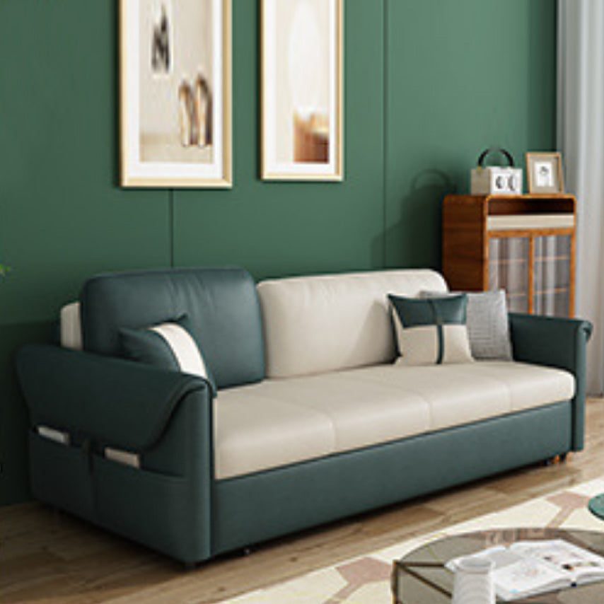 Pillow Included Futon Sofa Bed Foldable Futon Sleeper Sofa with Storage