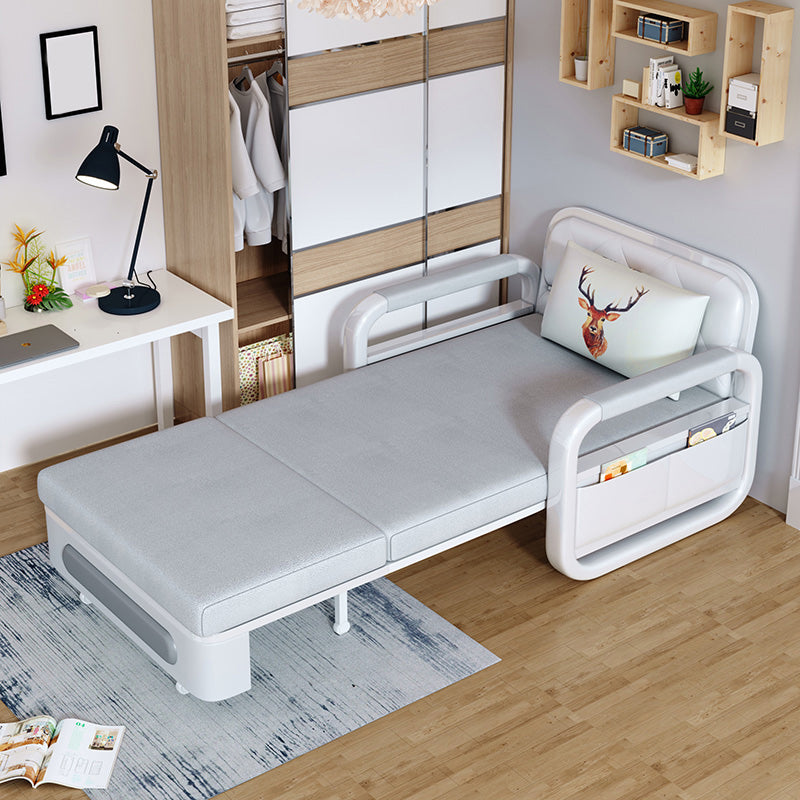 Pillow Included Sofa Futon Round Arms Cushion Back Sleeper Sofa