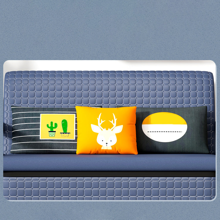 Pillow Included Sofa Futon Cushion Back Round Arms Futon Sleeper Sofa