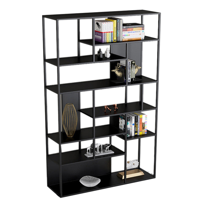 9.8" H Industrial Antique Finish Shelf Bookcase Etagere Metal Bookshelf