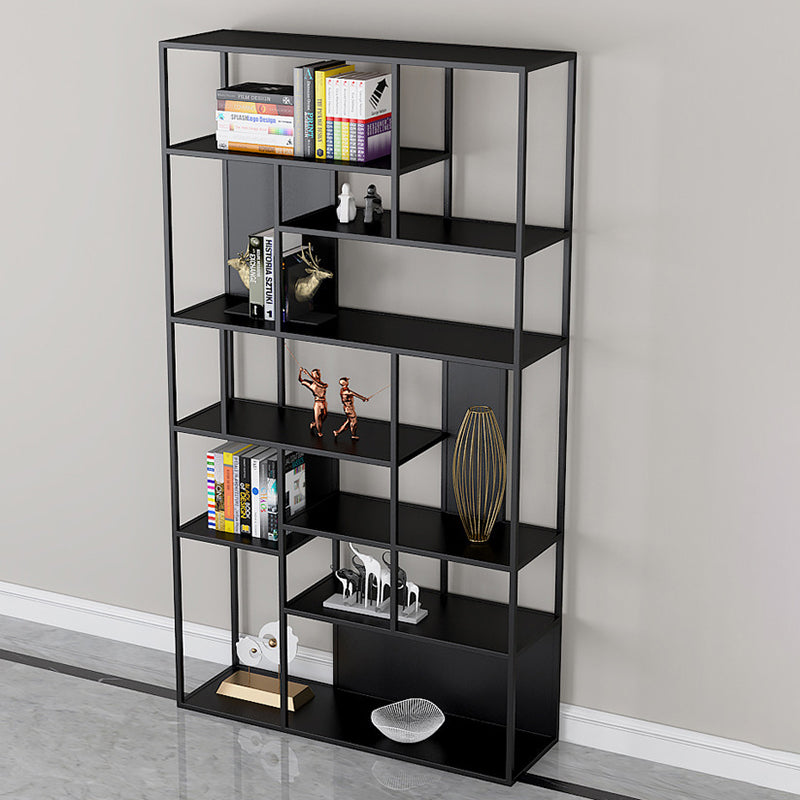 9.8" H Industrial Antique Finish Shelf Bookcase Etagere Metal Bookshelf