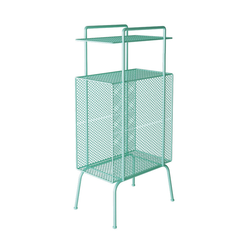 Scandinavian Metal Standard Bookshelf 3 Shelves Open Back Bookcase