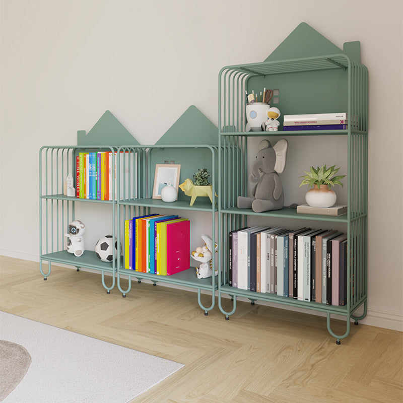 Scandinavian Standard Bookshelf Metal Shelves Included Bookcase