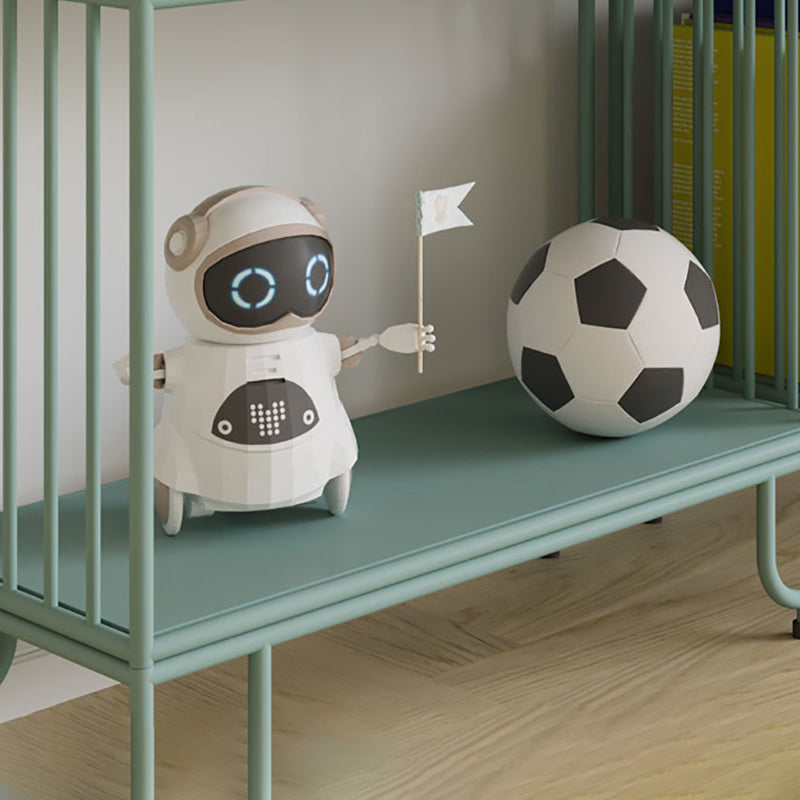 Scandinavian Standard Bookshelf Metal Shelves Included Bookcase