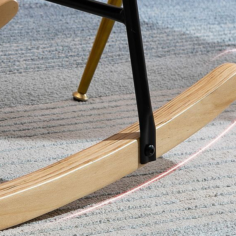 Contemporary Nursery Sofa Rocking Chair Indoor Living Room Rocking Chair with Ottoman