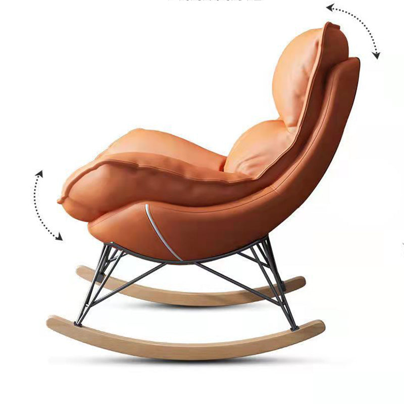 Nordic Balcony Rocking Chair Light Luxury Living Room Adult Rocking Chairs