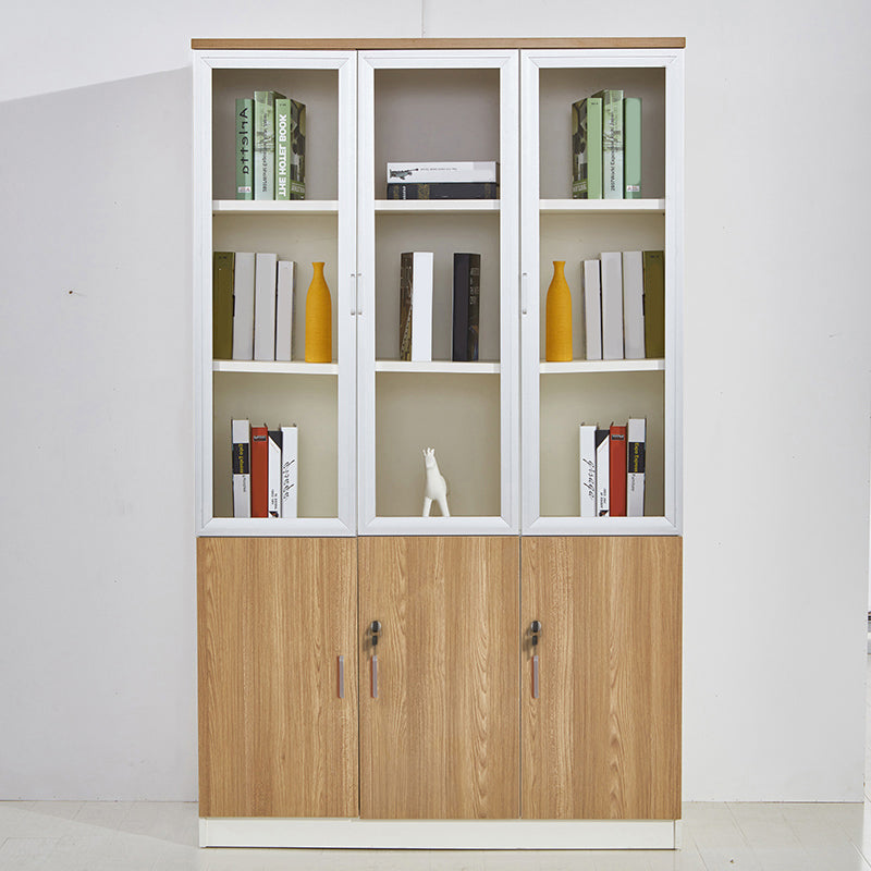 Traditional File Cabinets Solid Wood Vertical File Cabinet with Key Lock Office