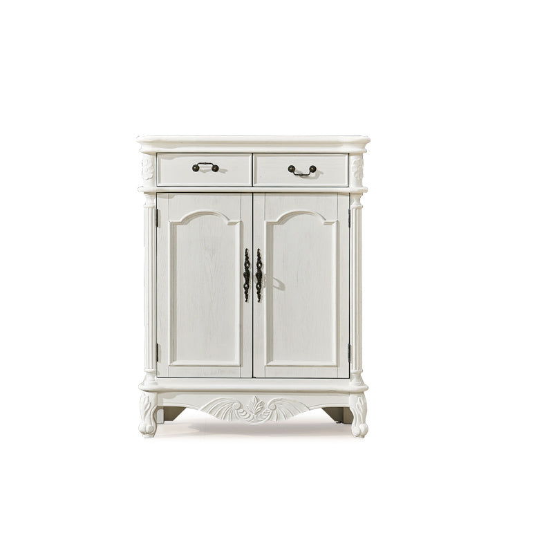 43.7" Tall Rectangular Accent Cabinet 2/3 - Drawer Accent Cabinet - Wood