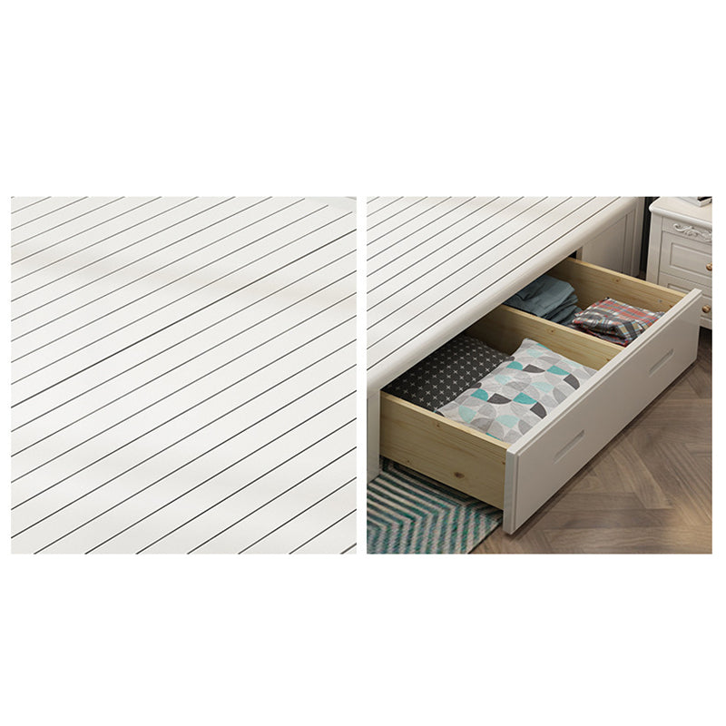 Victorian Standard Bed with Nailhead Trim and Button-tufted Headboard