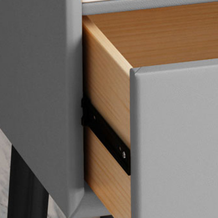 Glam Style 18.5 " Height 1- Drawer Slate Top Table Makeup Vanity