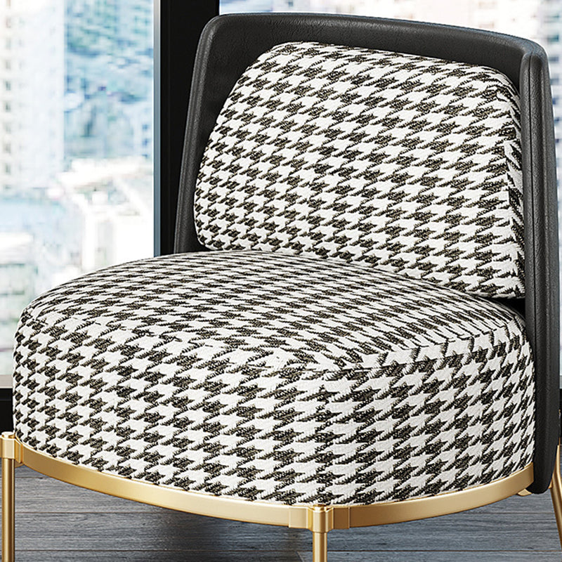 Modern Single Cushion Seat Sofa Sewn Pillow Back Leather Sofa