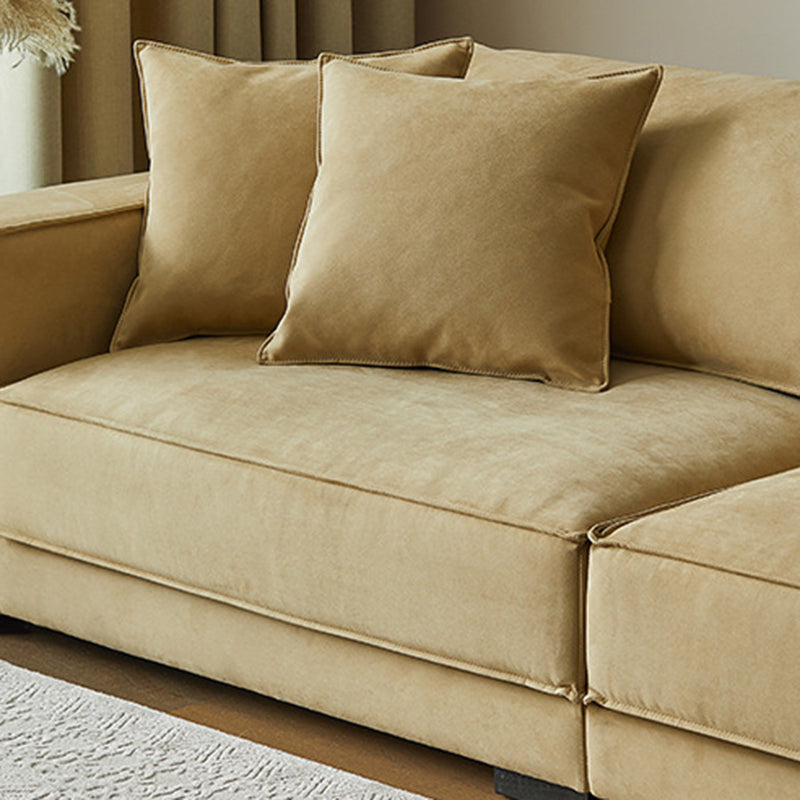 Faux Leather Sofa Tuxedo Arm Contemporary Settee for Living Room