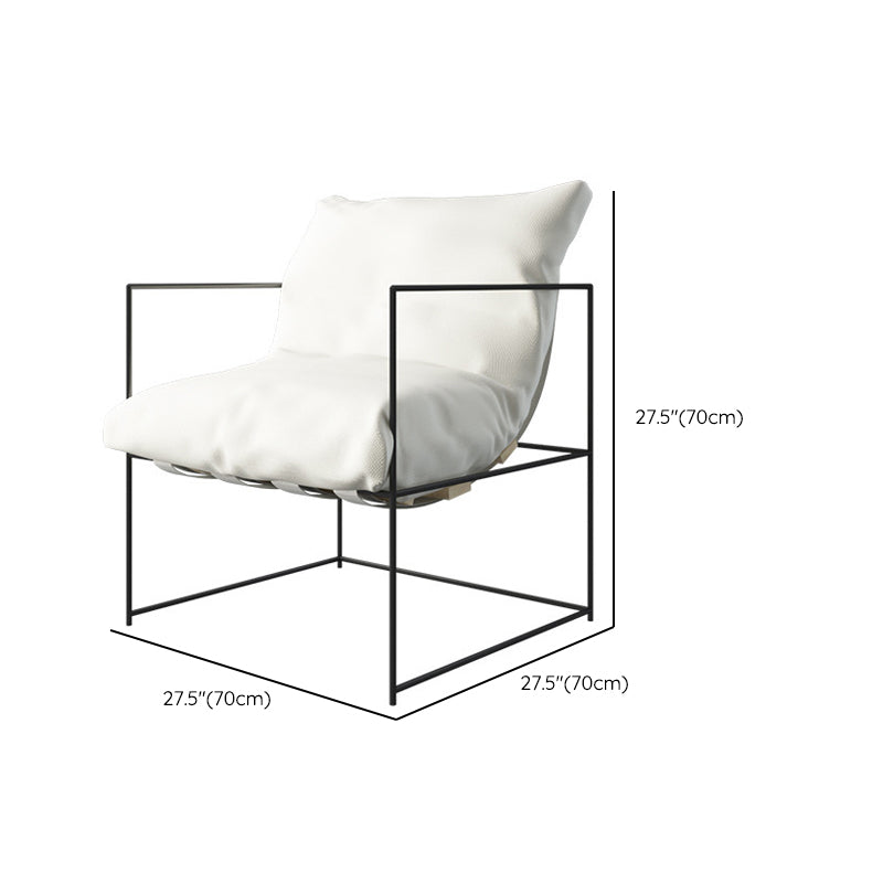 Modern White Stain Resistant Seating Tuxedo Arm Sofa for Bonus Room