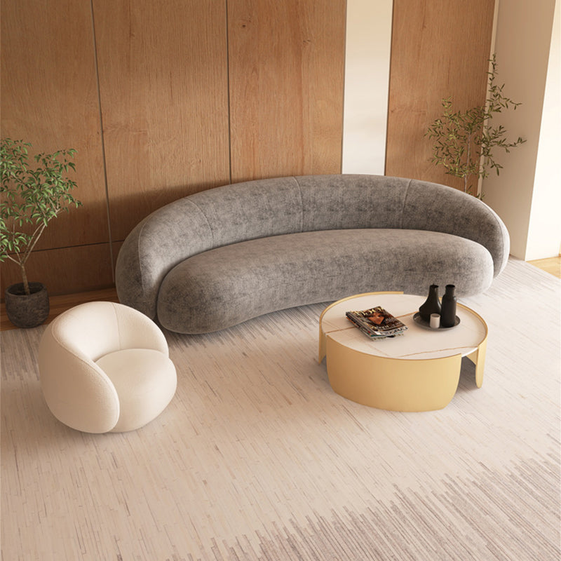 Modern Polyester Seating Stain Resistant Sofa for Bonus Room