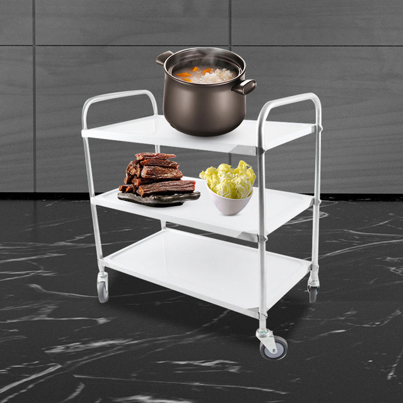 Modern Stainless Steel Prep Table Rectangular Prep Table with Casters