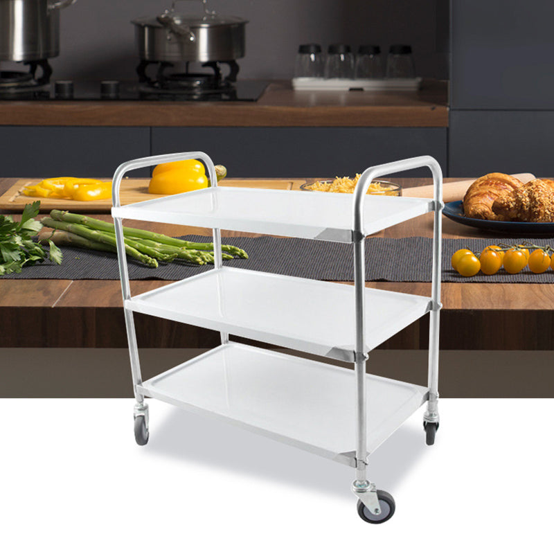 Modern Stainless Steel Prep Table Rectangular Prep Table with Casters