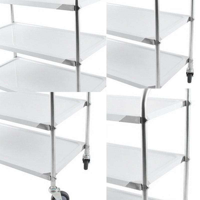 Modern Stainless Steel Prep Table Rectangular Prep Table with Casters