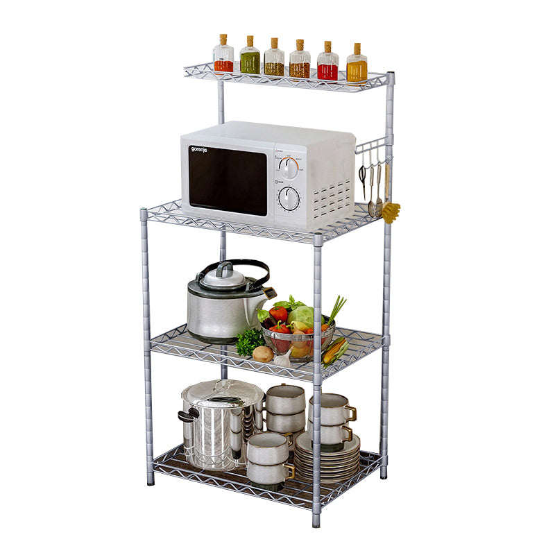 Dining Room Prep Table Contemporary Style Open Storage Prep Table