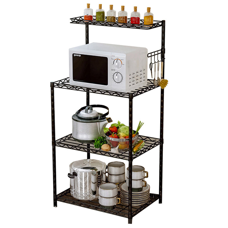 Dining Room Prep Table Contemporary Style Open Storage Prep Table