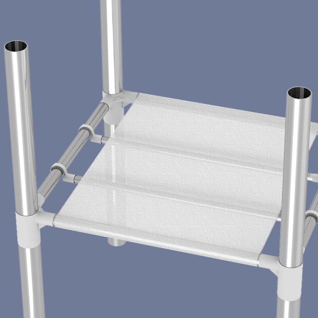 Modern Wardrobe Closet with Shelves Steel Wardrobe Cabinet with Legs