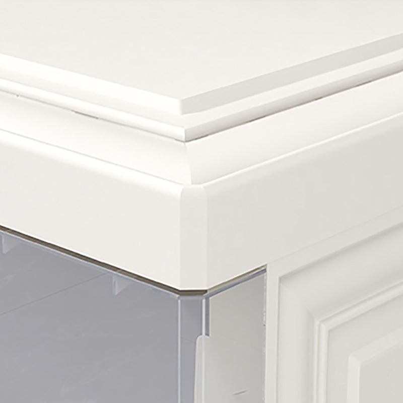 Hinged Wardrobe Cabinet with Legs Non-Hanging Storage Cabinet