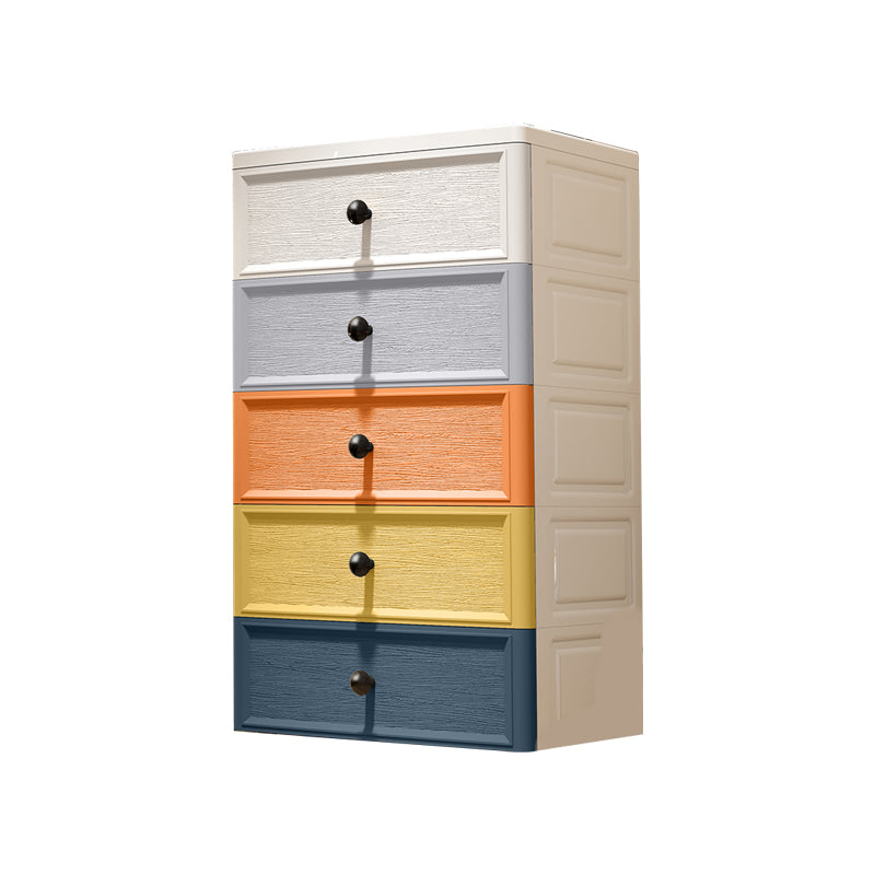Non-Hanging Wardrobe Armoire with Drawer Plastic Storage Cabinet Wardrobe