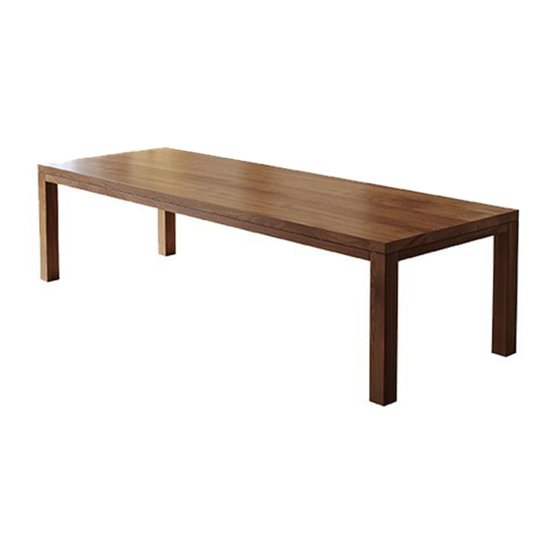 Modern Solid Wood Dining Table 4 Legs Dining Table for Dining Room