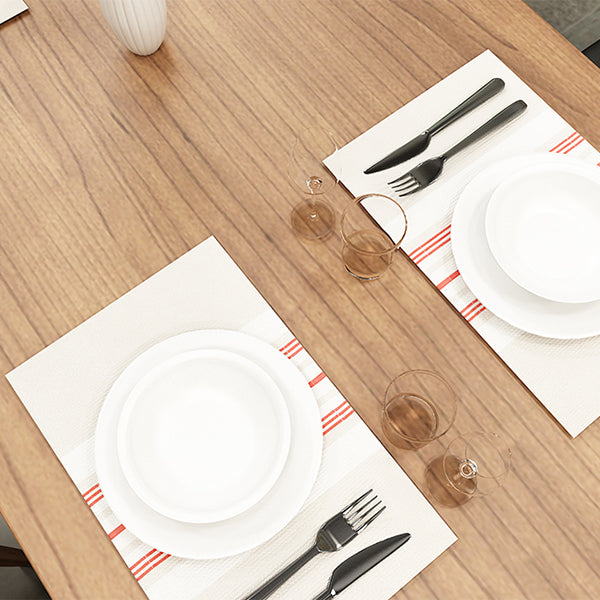 Solid-Top Dining Set 1/5 Pcs Industrial Metal Frame Dining Table and Chairs