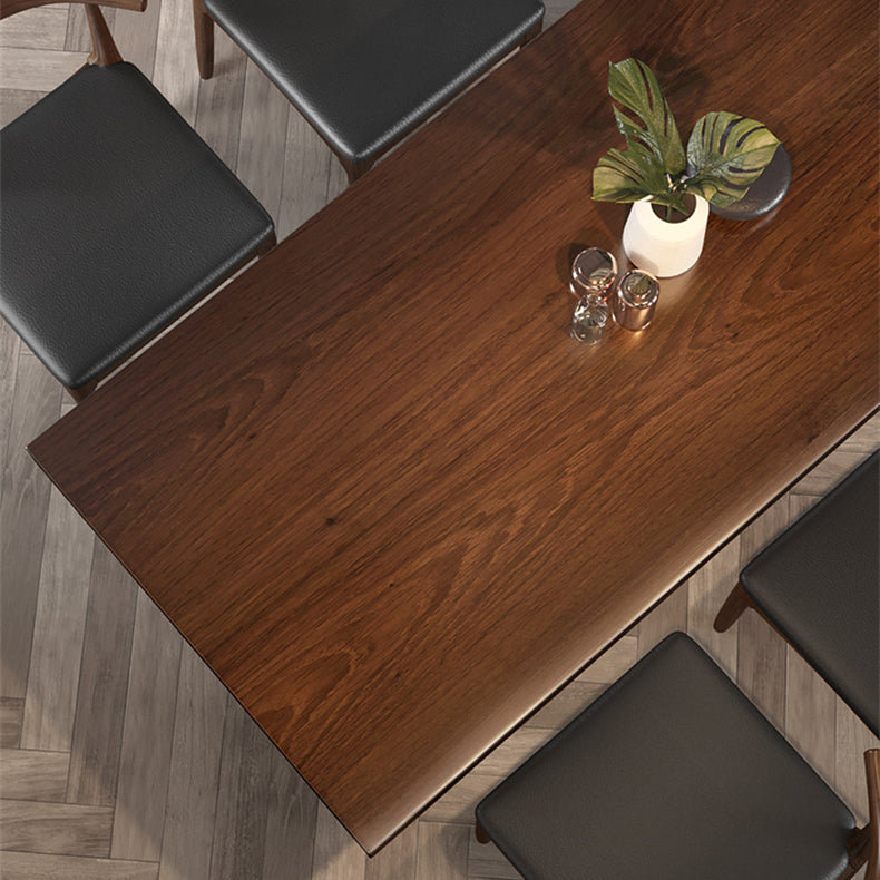 Rectangle Dining Table Set 1/5/7 Pcs Solid Wood Dining Table and Chairs