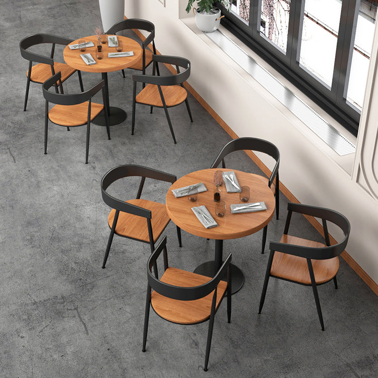 Modern Dining Set 1/3/4/5 Pcs Metal Frame Dining Table and Chairs