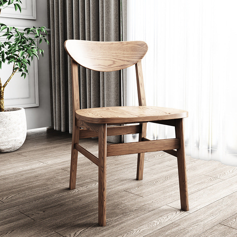 Modern Side Chair Solid Wood Indoor Dining Chair for Living Room