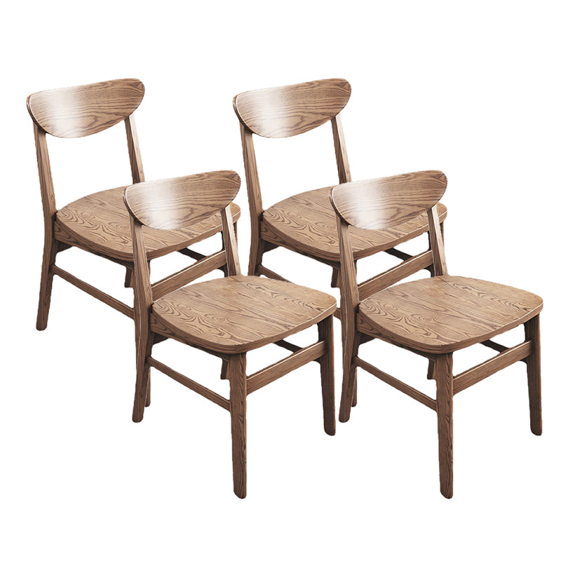 Modern Side Chair Solid Wood Indoor Dining Chair for Living Room
