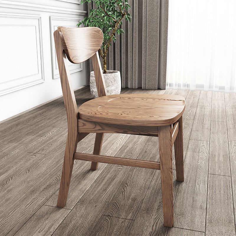Modern Side Chair Solid Wood Indoor Dining Chair for Living Room