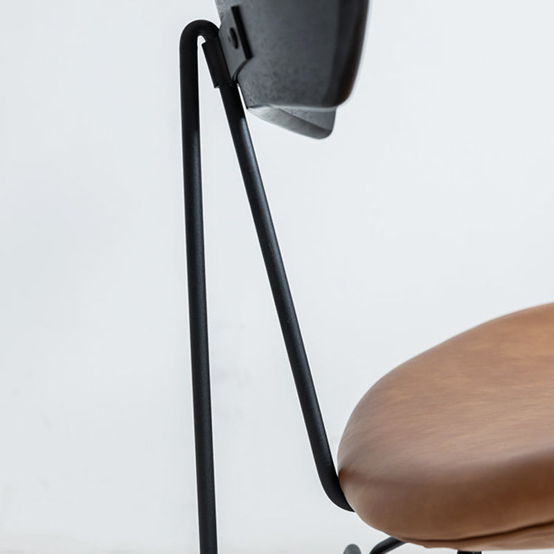 Industrial Upholstered Armless Dining Chairs Indoor Side Chair