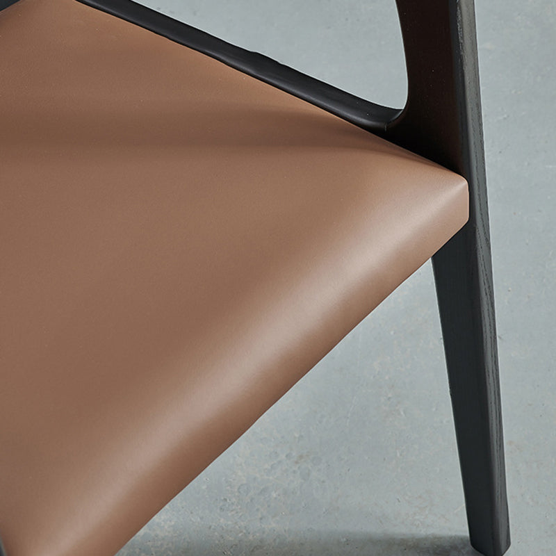 Modern Style Dining Chair Solid Wood Indoor Dining Chair with Wooden Frame