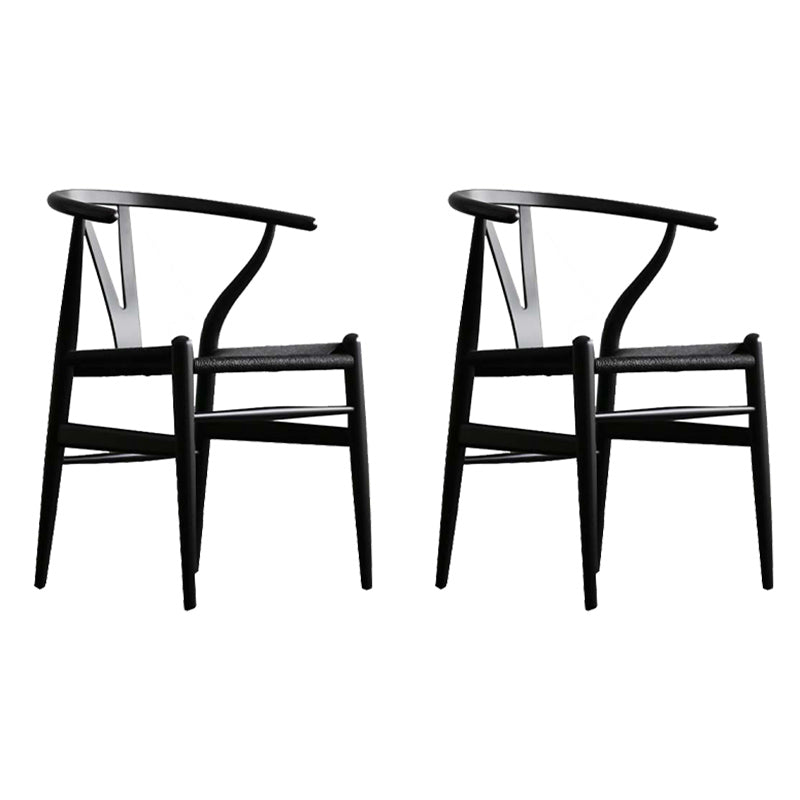 Kitchen Wood Dining Side Chair Industrial Style Chair for Kitchen