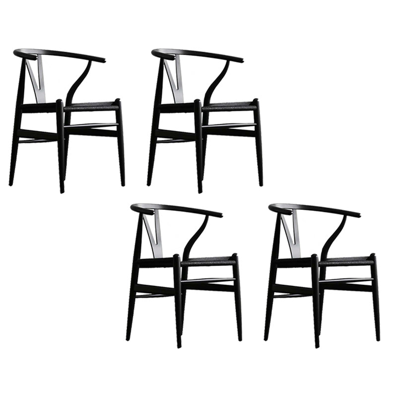 Kitchen Wood Dining Side Chair Industrial Style Chair for Kitchen